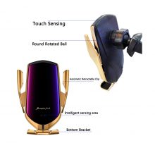 Smart Induction Car Phone Holder Wireless Charging Car Holder Car Charger for iPhone Xs Max XR Samsung