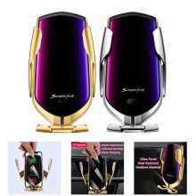 Smart Induction Car Phone Holder Wireless Charging Car Holder Car Charger for iPhone Xs Max XR Samsung
