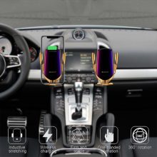Smart Induction Car Phone Holder Wireless Charging Car Holder Car Charger for iPhone Xs Max XR Samsung