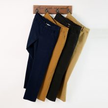 VOMINT Mens Pants Cotton Casual Stretch male trousers man long Straight High Quality 4 color Plus size pant suit 42 44 46