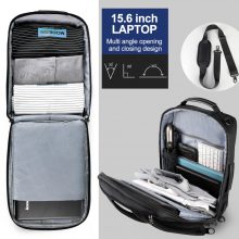 Tigernu 4 in 1 Multi function Nylon Men’s Business shoulder Backpacks 15.6 inch USB Charging Laptop Bagpack Male Mochila Travel